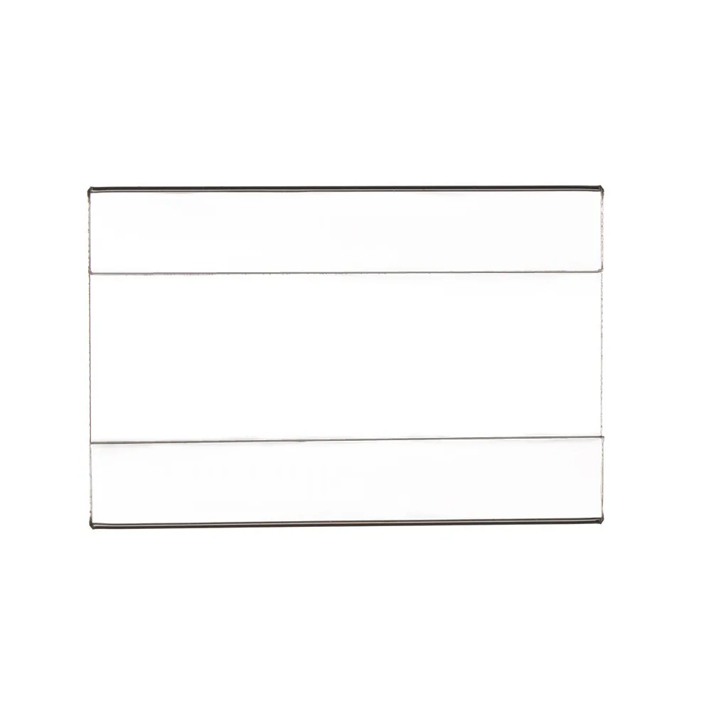 T1.2mm Larger Acrylic Plastic Sign Name Card Holders Price Tag Label Display Paper Promotion 100pcs