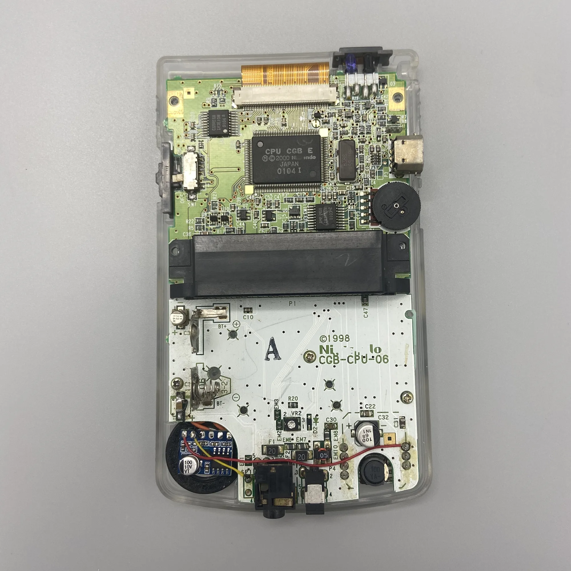 No hay necesidad de cortar el módulo de volumen de la placa amplificadora digital súper mini para Gameboy COLOR ADVANCE GBC GBA