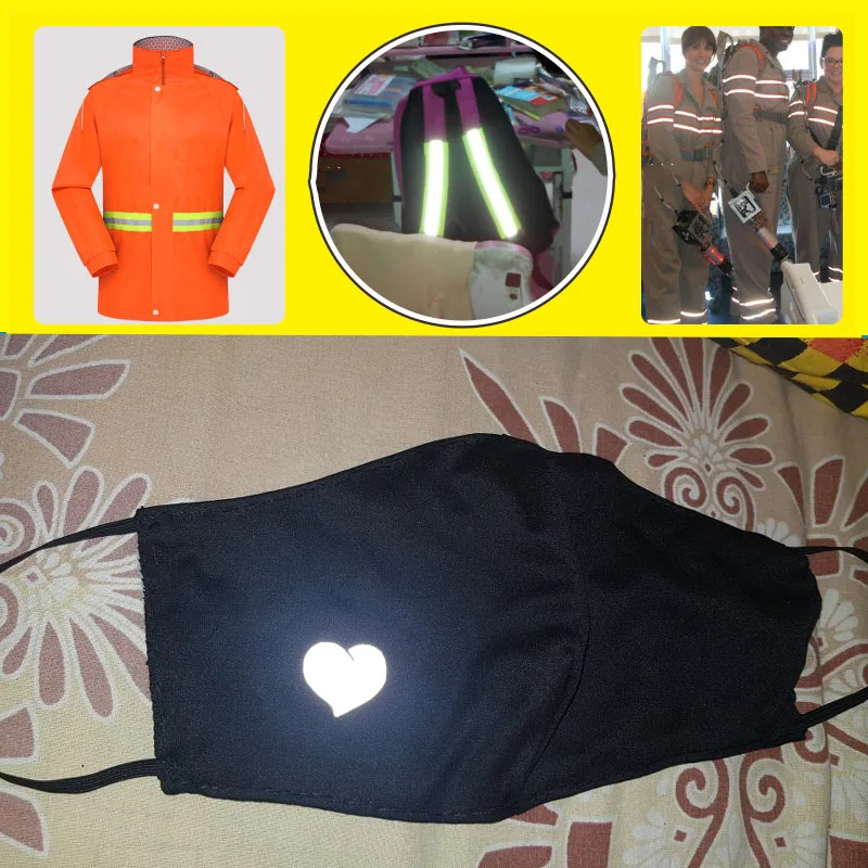 1m/roll Heat Transfer Reflective Tape Sticker  1.5/2.5/3/5cm For Clothes Iron On Bag Shoes Diy Handmade Luminous reflective tape