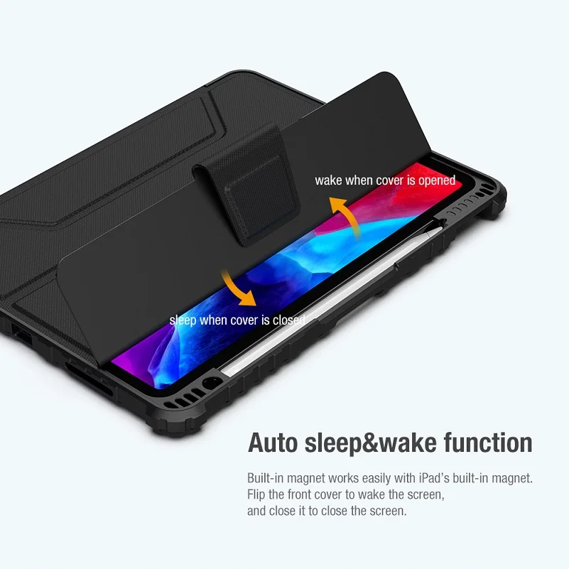 For iPad Air 13 2024 Case Nillkin Bumper Leather Case For iPad Pro 11 2024 Camera Protection Cover For iPad 9th Generation Case