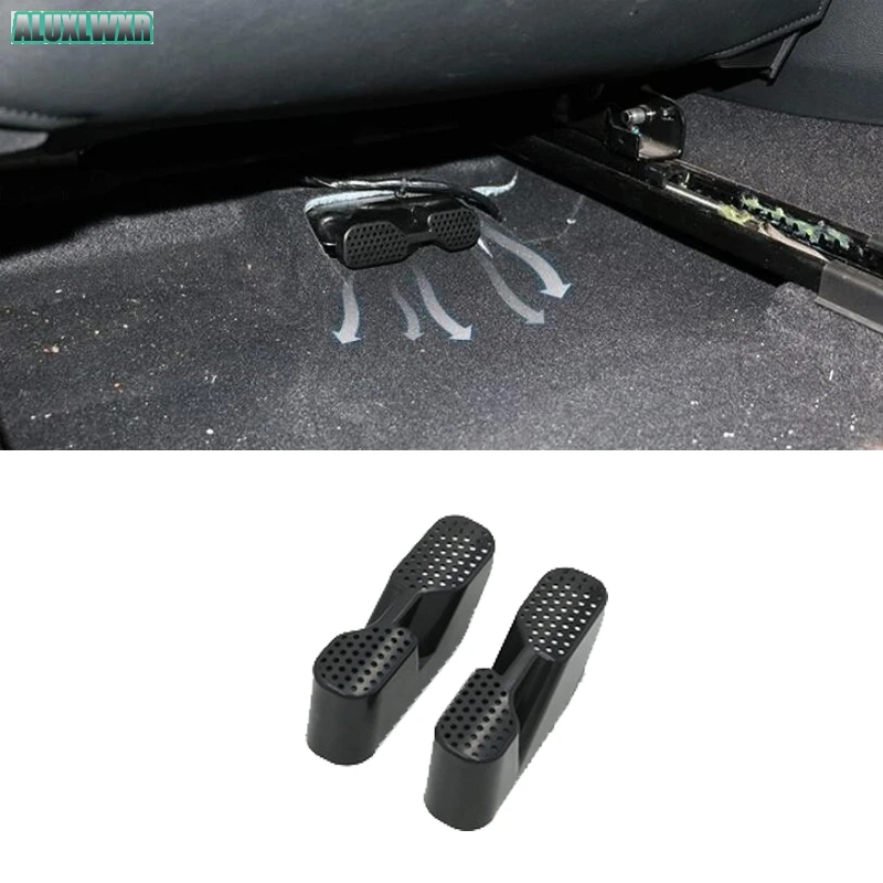 Seat AC Heat Floor Air Conditioner Duct Vent Outlet Grille Cover car Accessories For HONGQI H5 2018 2019 2020 2022 car-styling