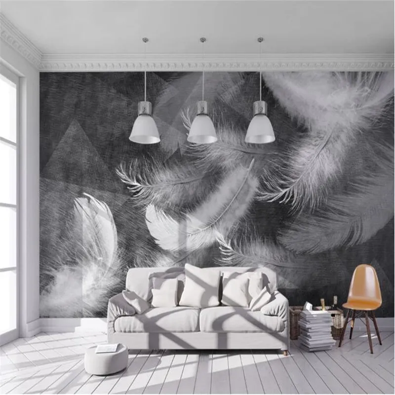 Milofi custom 3D printing mural wallpaper Nordic minimalist hand-painted cartoon airplane children's room background wall