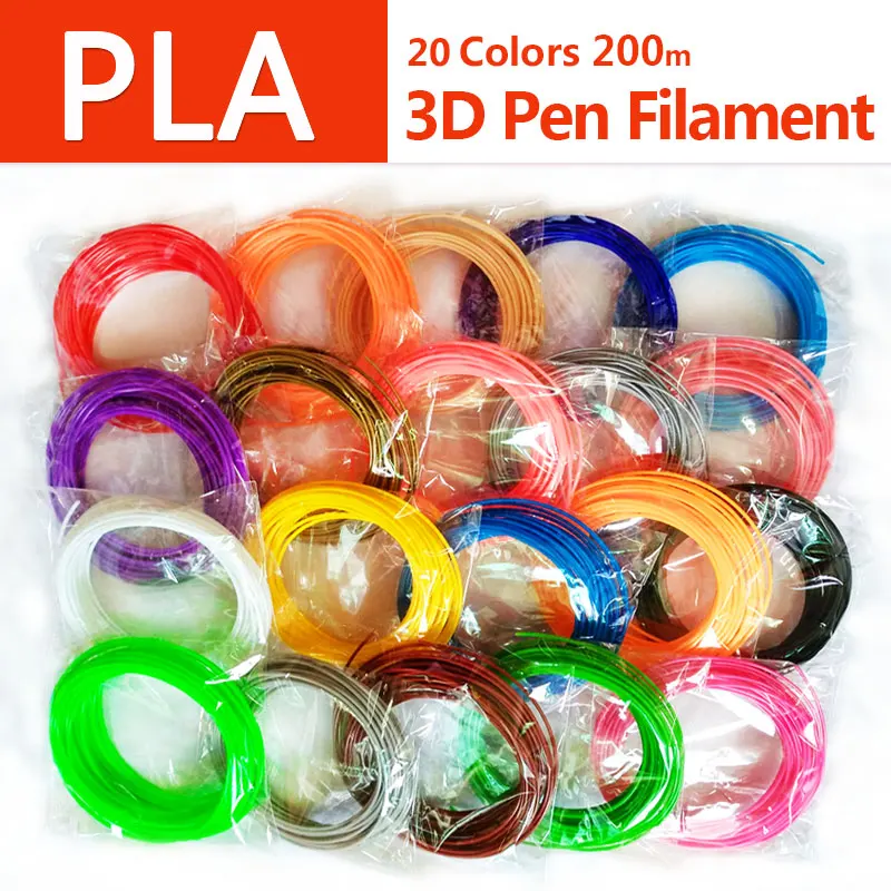 No pollution pla 1.75mm 20 colors 3d pen filament pla filament 3d pen pla plastic abs plastic 3d printing filament 3d filament