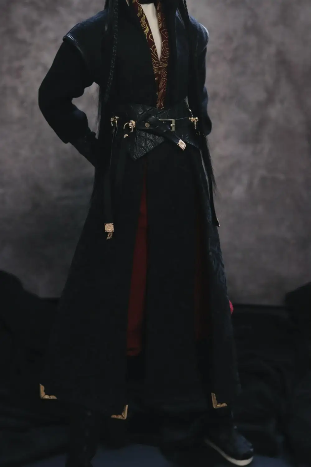 1/4 1/3 Scale BJD Clothes Ancient Costume Hanfu Samurai Suit For BJD/SD MSD Longhun73 ID75 Strong Uncle Doll Accessories C0683