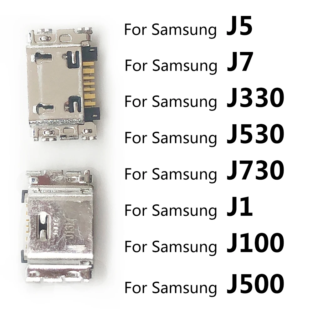 

50Pcs/Lot, Type-C USB Charger Jack Connector socket Data charging port tail plug For Samsung J5 J7 J330 J530 J730 J1 J100 J500