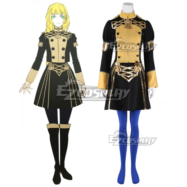 

Fire Emblem: Three Houses Wind Flower Snow Moon Officers Academy Blue Lions Ingrid Brandl Galatea Dress Cosplay Costume E001