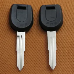 DAKATU Transponder Car Key Shell Case Fob For MITSUBISHI Colt Lancer Mirage Outlander Pajero Car Key Shell  Left/Right Blade