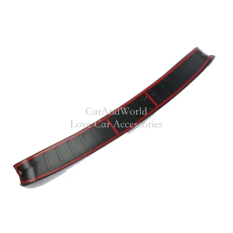 For Nissan X-Trail Rogue T32 2017-2020 Rear Bumper Protector Tailgate Trunk Door Guard Trim X Trail Plastic Sticke Car Accessory