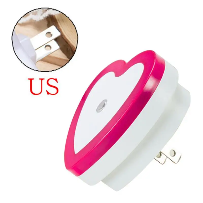 Mini Wireless LED Night Light Sensor Lighting EU US Plug Square Night Lights For Children Kids Room Bedroom Corridor Lamp Hot