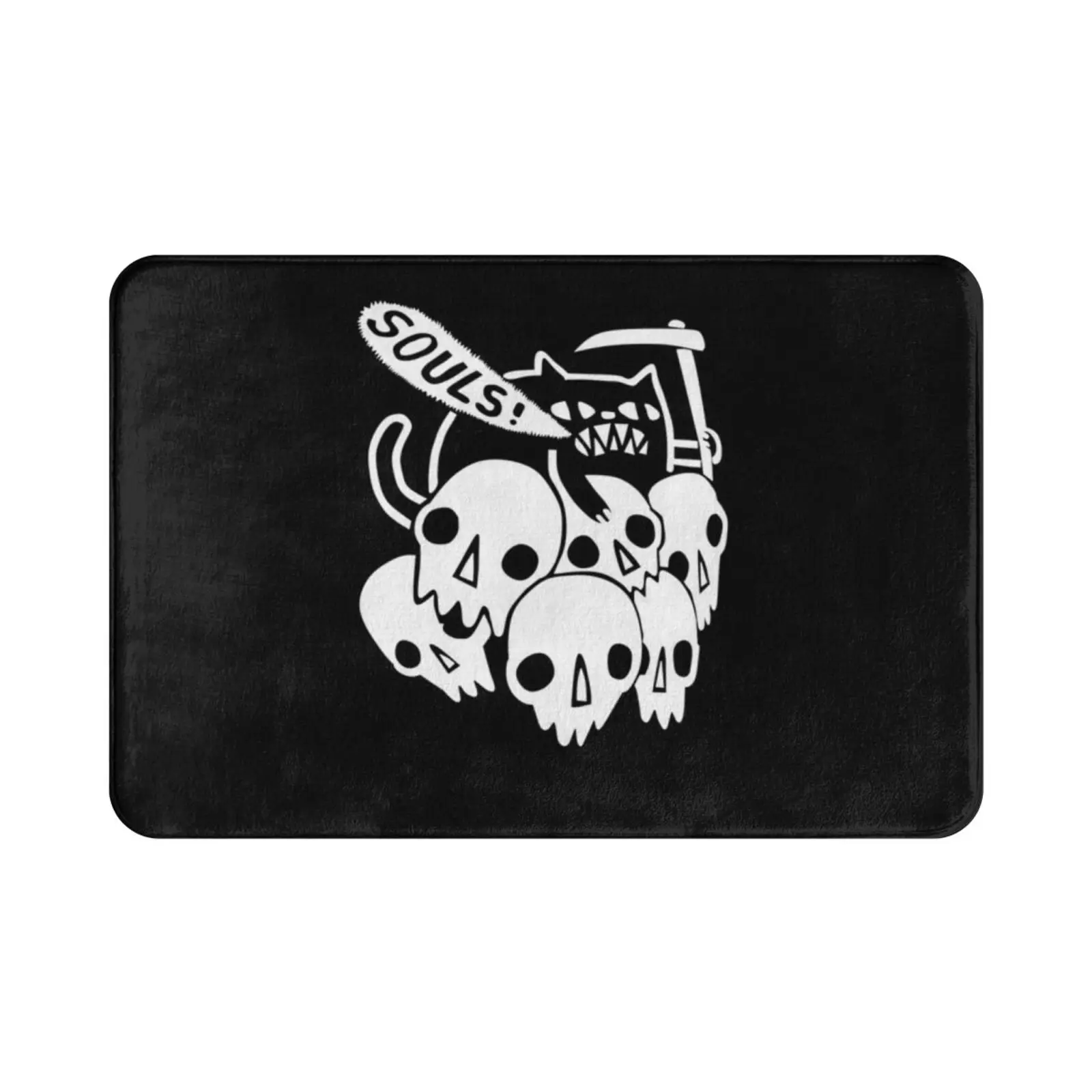 القط حصلت على روحك؟ السجاد حصيرة البساط وسادة لينة القط القطط الجمجمة الجماجم الهيكل العظمي قاتمة ريبر قاتمة ريبر الروح المظلمة النفوس #2