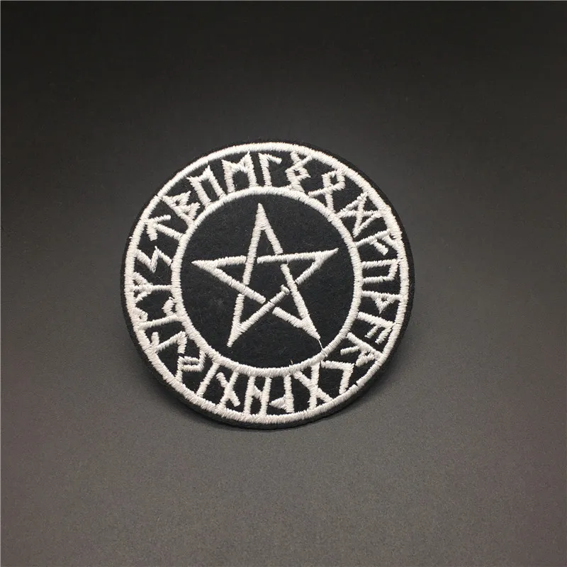 Parche bordado estrella de cinco puntas táctico para coser o planchar - imagen 5