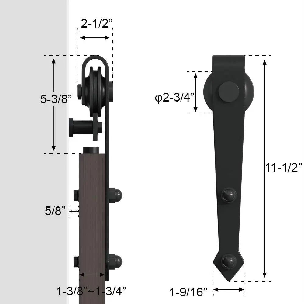 Imagem -04 - Jachor Rack em Forma de Seta Kit com Gancho para Porta Única de Aço Carbono m x m