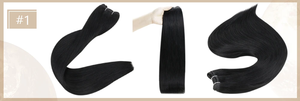 Full Shine Human Hair Weft Extensions Hair Bundles 100g Sew In Silky Straight Remy Skin Double Weft For Salon