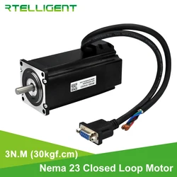 Rtelligent Nema 23 3N.M 30kgf.cm 5.0A  Closed Loop Stepper Motor Hybrid Nema23 Stepper Motor With 1000 Line Encoder 57x57mm