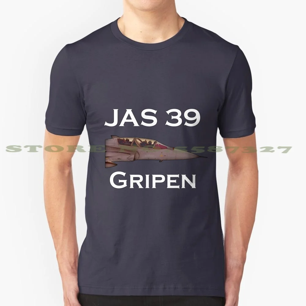 Saab Jas 39 Gripen 100% Cotton T-Shirt