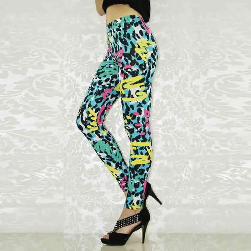 

2019 Fashion Women Leggings Slim High Waist Elasticity Leggings Leopard Printing leggins Woman Pants