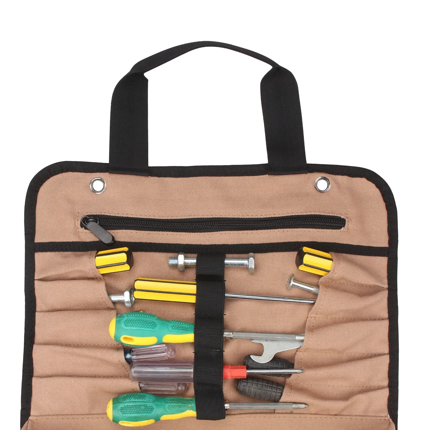 Wessleco Canvas Carrier Tobe Multifunction Electrician Storage Portable Rolling Tool Shoulder Bag