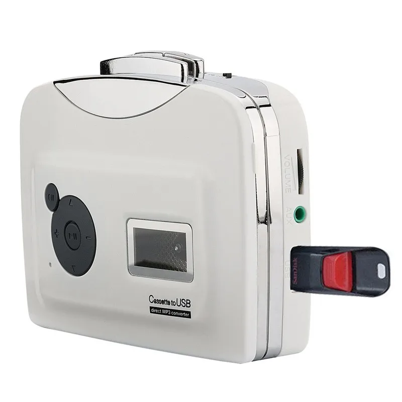 USB เทปเทปเทป MP3การบันทึกเพลง USB Flash Drive อะแดปเตอร์ USB Cassette Player