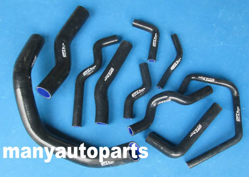 

Комплект силиконовых шлангов радиатора для NISSAN SILVIA 200SX 240SX S13 S14 S15 SR20DET черный