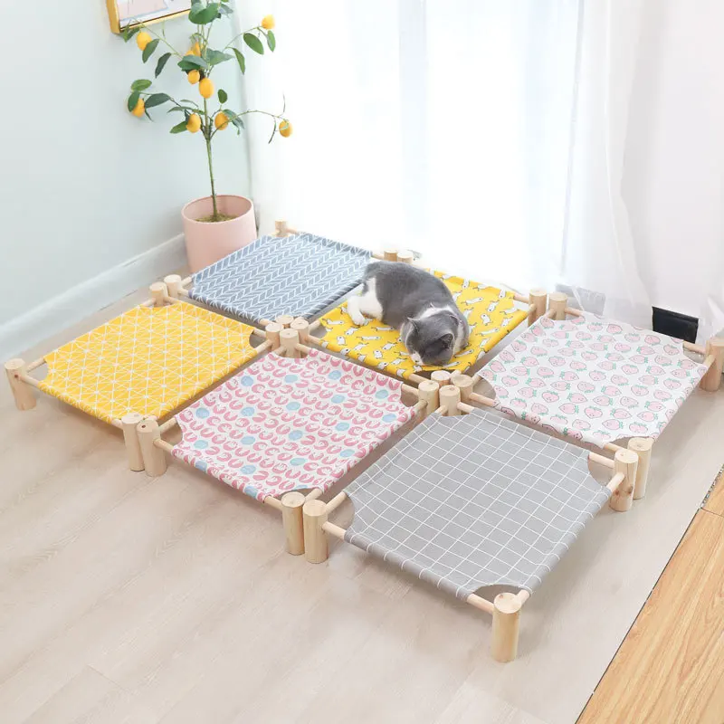 

Pet camp bed, dog kennel, summer small dogs, wooden, the four seasons are available, the cat mat, cat litter cat products