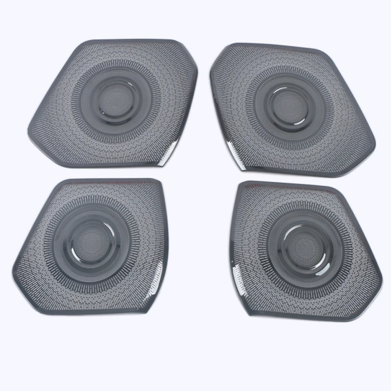 

Stainless Steel Interior Audio Horn Speaker Sound Cover Trim Car Door Louder Speaker For Toyota Highlander 2022 2023