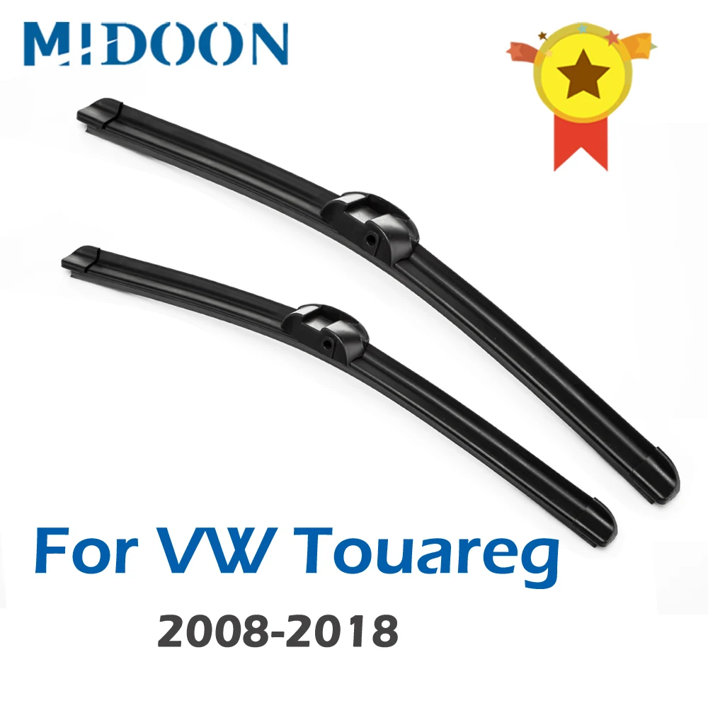 MIDOON Wiper Kaca Depan untuk VW Touareg 2008 - 2018 Kaca Depan Kaca Depan 26 "+ 26"