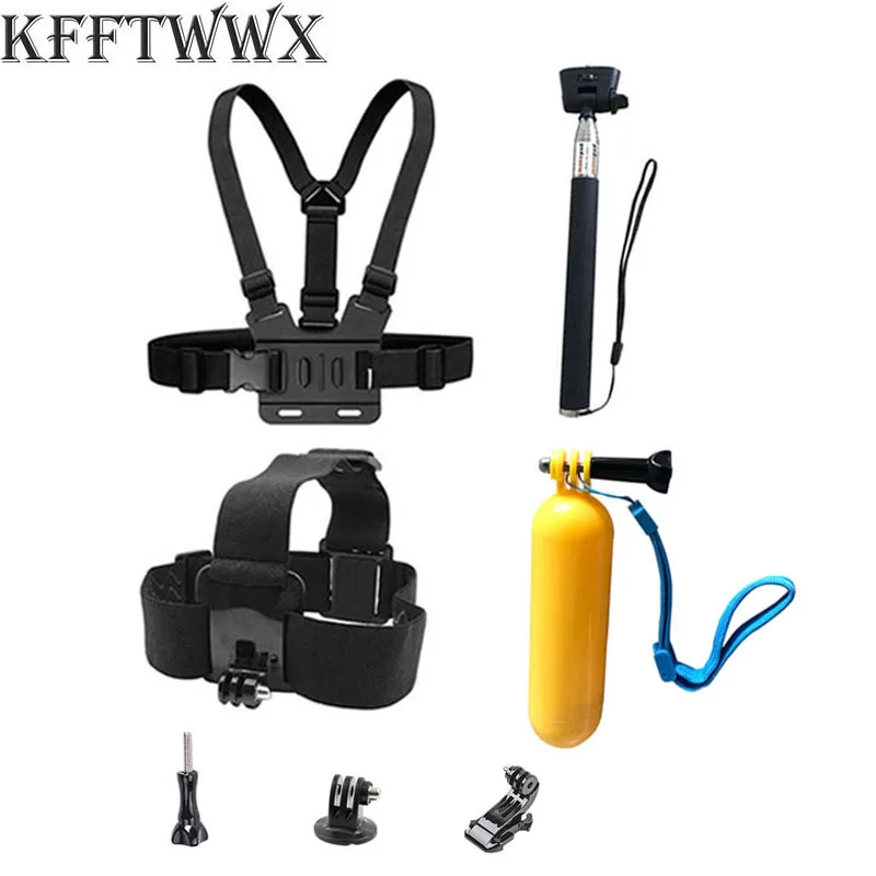 

Набор аксессуаров KFFTWWX для Gopro Hero 10 9 8 7 6, черный нагрудный ремешок для 5 4 3 + 4session YI 4K SJCAM DBPOWER Vantop EKEN AKASO