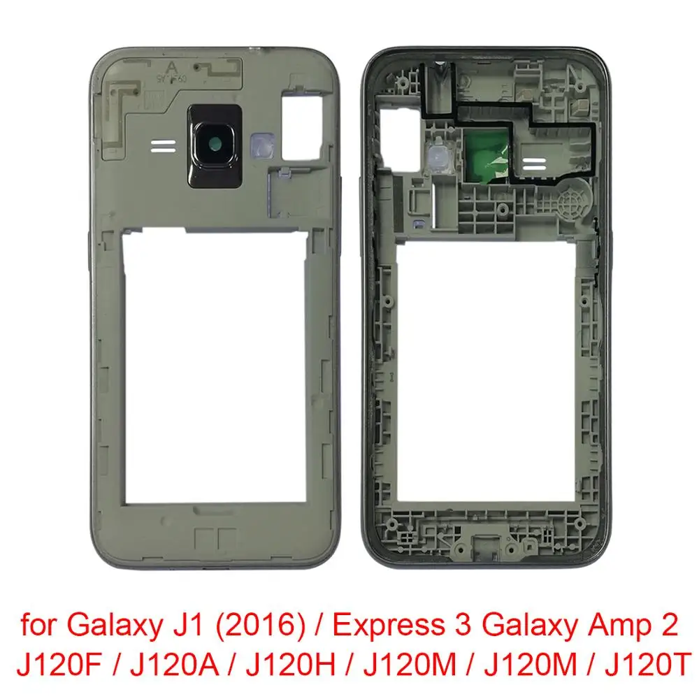 Middle Bezel Frame Housing Chassis Cover  for Samsung Galaxy J1 (2016)/Express 3/Galaxy Amp2/J120F/J120A/J120H/J120M/J120M/J120T