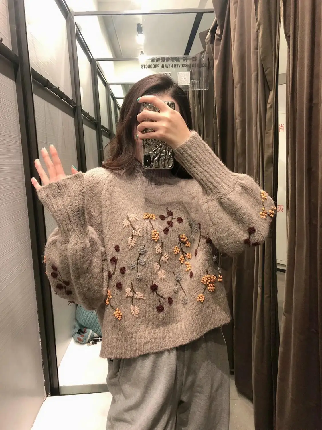 Jenny&Dave  Sweaters Women Pullovers England Vintage Indie Folk Vintage Beading Embroideried Winter Sweaters Women Pull Femme