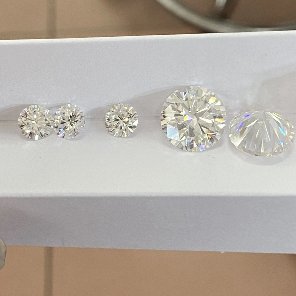 

Lab diamond excellent cut 6 carat D vvs super white gra Loose moissanite big size fake diamond