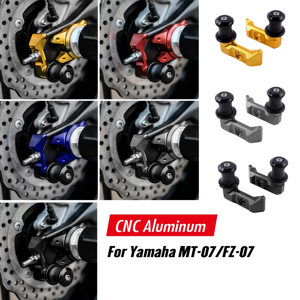 

Motorcycle Rear Wheel Fork Axle Slider Swingarm Spools Stand Pick Up For Yamaha FZ-07 MT 07 FZ07 MT07 2014-2024 2022 2020 2019