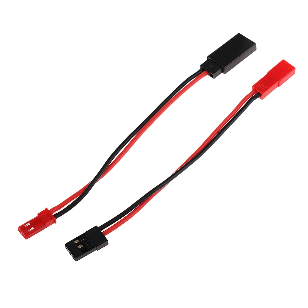 JST to JR Servo Connector Adapter Male/Female Conversion Cable fr RC Battery Accessories