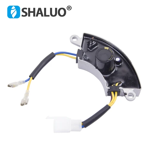 Generador de gasolina AVR, regulador de voltaje automático, estabilizador, Protector de carcasa de aluminio, piezas de generador, 220V, 250 uf, 2kW, 3kW, 220v