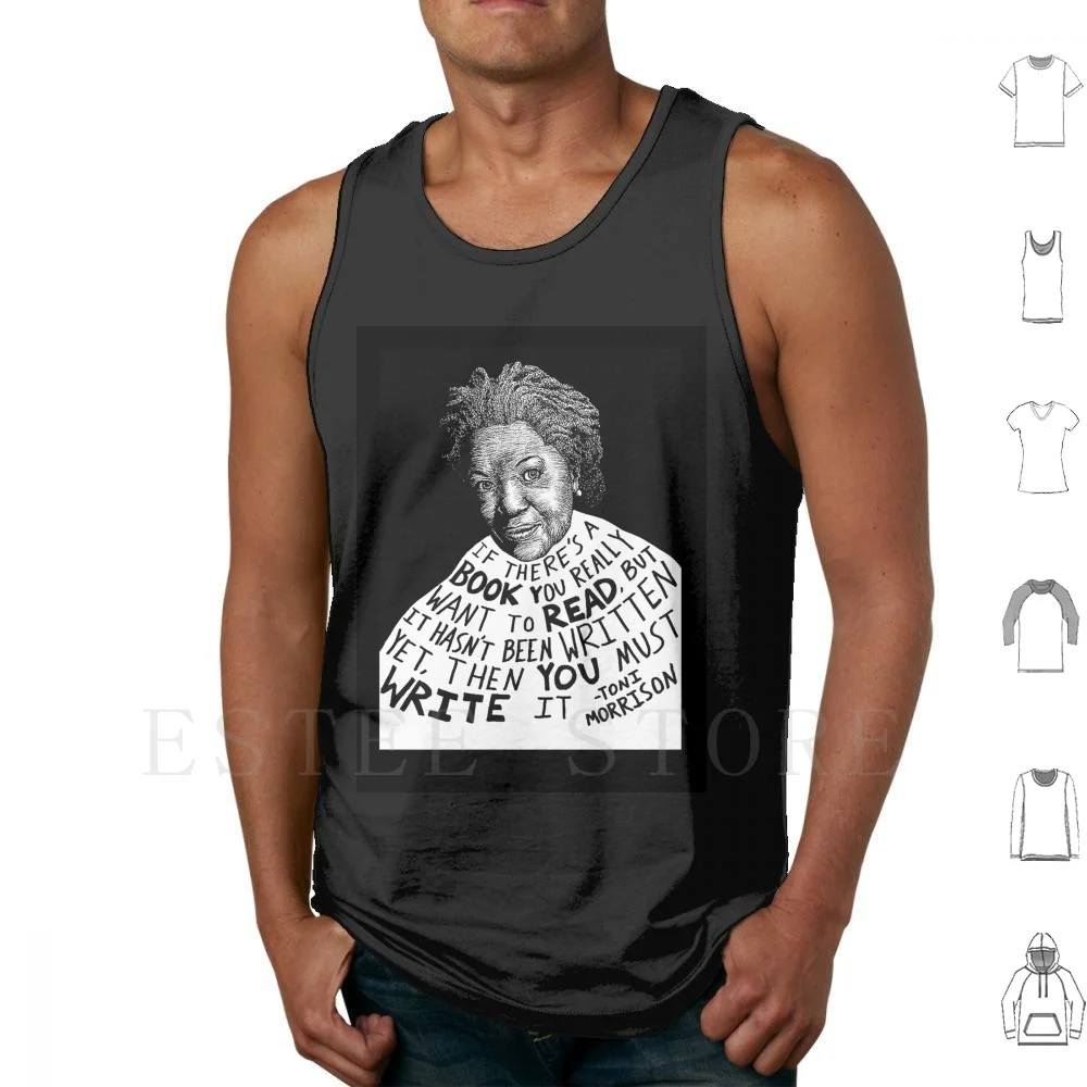 Toni Tank Tops Vest Cotton Alica Walker Toni Morisson Audre Lorde Zora Hurston Maya Angelou Writers Writer Write Novels