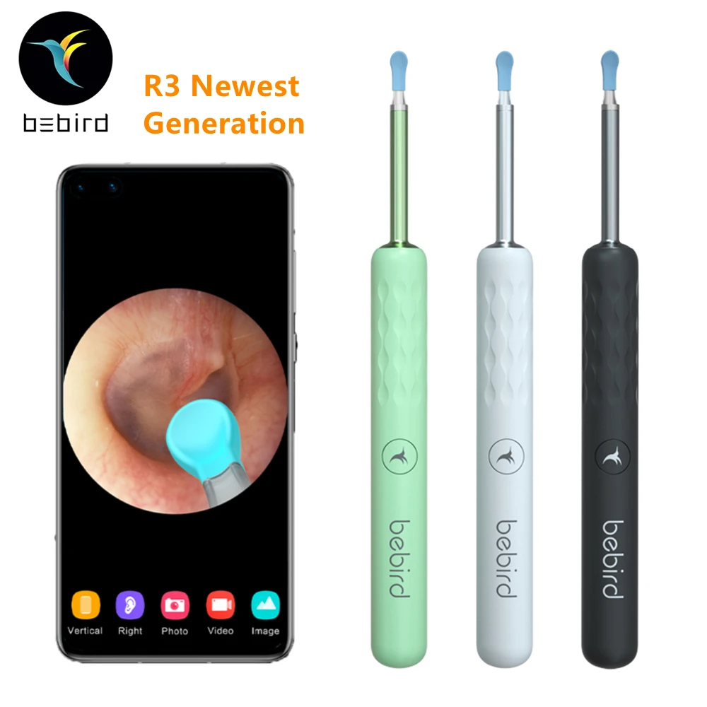 

Bebird R3 R1 Ear Cleaner Minifit Health Care Wireless Wax Removal Tool Otoscope 300W Precision IP67 Waterproof Endoscope Camera