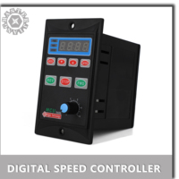 6W/15W/25W/40W/60W/90W/120W/180W/200W/250W 6 Pin Intelligent Digital Display Speed Controller UX-52 6pin for AC Gear Motor Motor