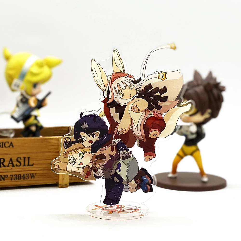 Made in Abyss Regu Riko Nanachi HM supporto in acrilico figura modello portapiatti cake topper anime giapponese