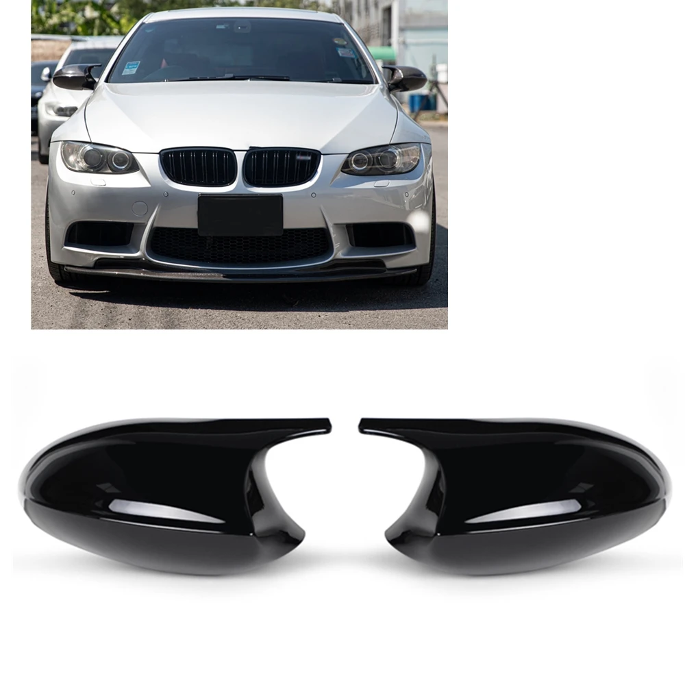 

Mirror Cover For BMW E90 E91 E92 E93 PRE-LCI 2004-2009 1 Series E87 E81 E82 E88 Gloss Black/Carbon Fiber Look Car Rear View Cap