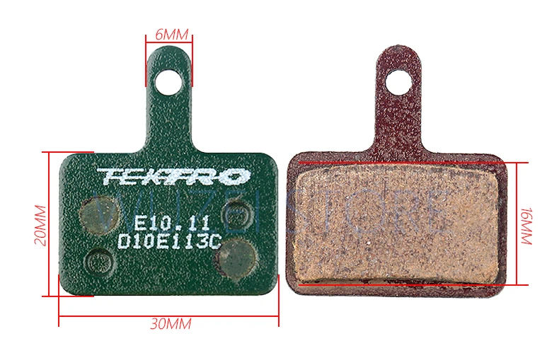 TEKTRO E10.11 Scheibenbremsbeläge MTB Bremsbeläge Mountain Road Faltbares Fahrrad Für MT200/M355//M395/M415/M285/M286/M280 – Detail 7