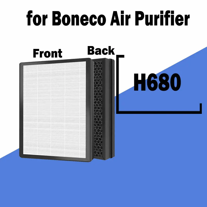 Hybrid Filter A681 Carbon +Hepa for HYBRID Humidifier & Air Purifier Boneco H680 280*280*30mm