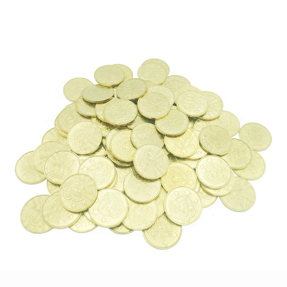 1000 피스 25*1.85mm 게임 토큰 황동 아케이드 게임 코인 오각형 크라운 토큰, 아케이드 기계용 / 놀이,오락