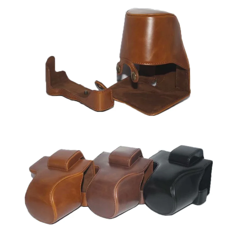 Новая сумка для камеры из искусственной кожи чехол для Canon EOS M5 M50 EOS M50 II M50 Mark II камера сумка чехол с ремешком