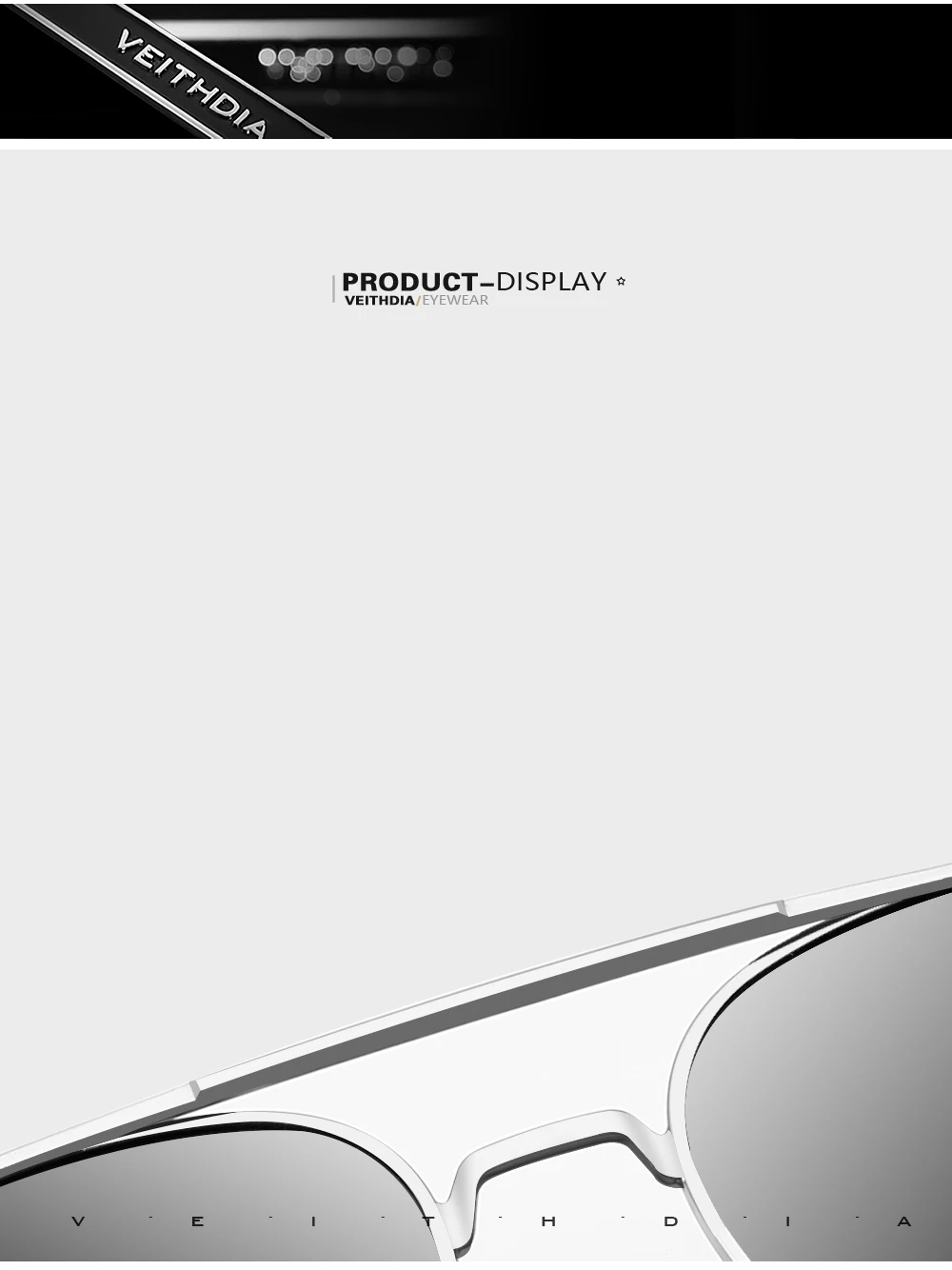 VEITHDIA Marke männer Sonnenbrille Vintage Polarisierte UV400 Objektiv Outdoor Klassische Frauen Sonnenbrille Fahren Brillen Für Männliche 2482 – Detail 14