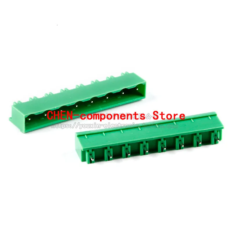 5Pcs KF2EDGVC-7.62-2/3/4/5/6/7/8P Straight Pin Socket 7.62mm Toonhoogte Pluggable Terminal Block