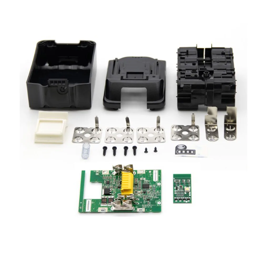 

18650 Battery Case for Makita 18V with PCB Circuit Board LED Indicator Power Tools BL1850 BL1830 Battery Case Kit No Battery