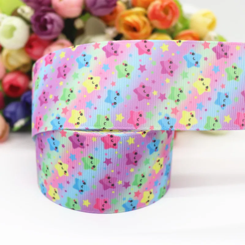 10 Yards 1,5'' 38MM Niedliche Bedruckte Grosgrain-Bänder für Haarschleifen DIY Handarbeitsmaterialien Y2020070701 – Detail 14