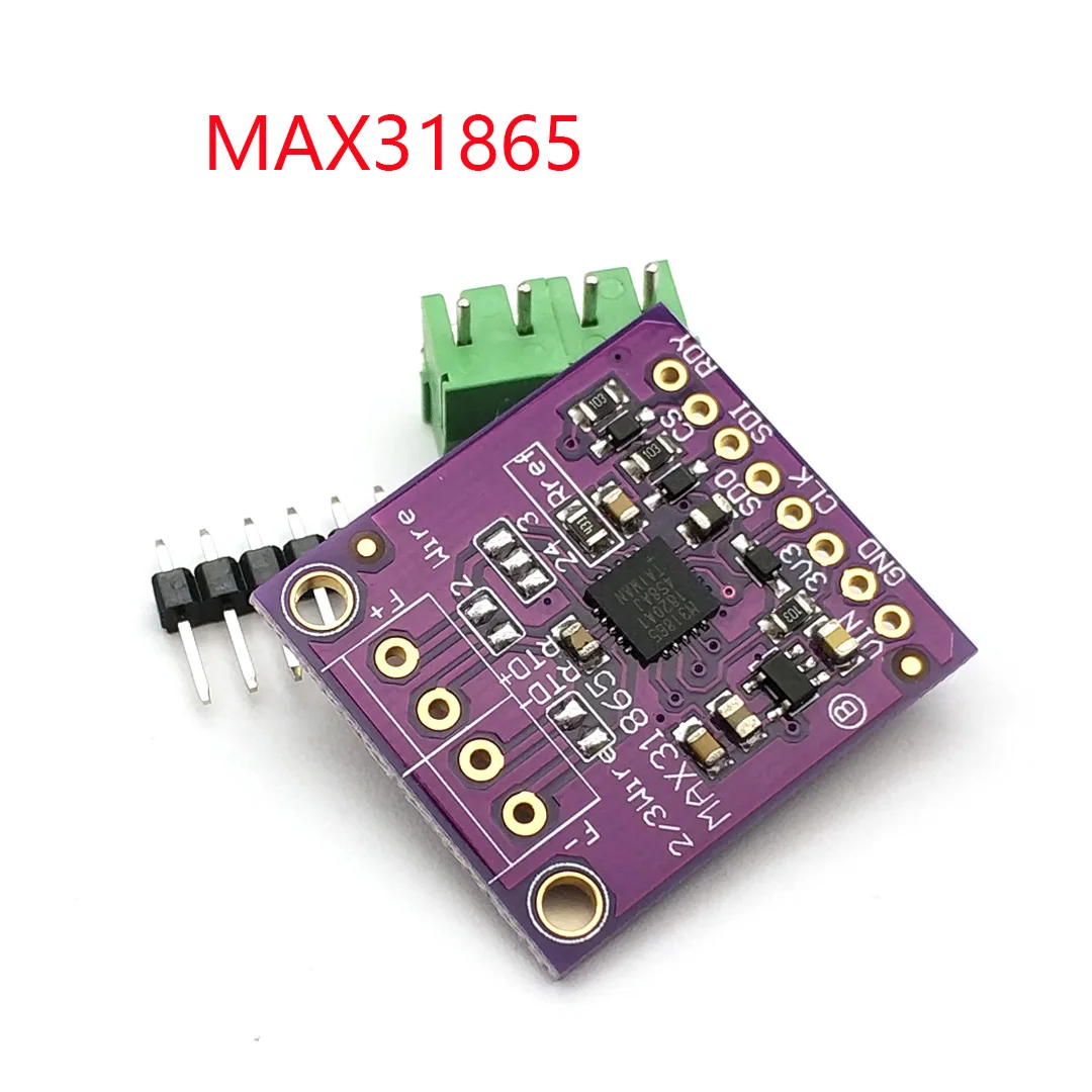 

MAX31865 RTD Platinum Resistance Temperature Detector Module PT100 To PT1000