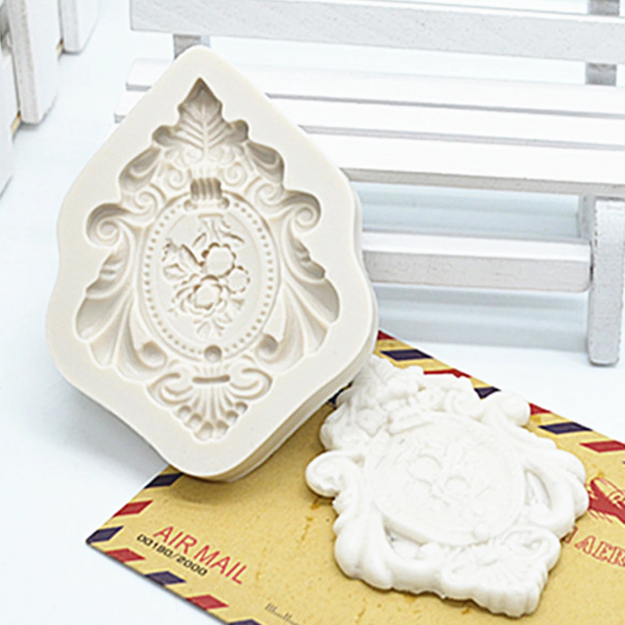 European relief lace mold fondant cake molds chocolate mould for the kitchen baking Silicone Cake Decoration Tools