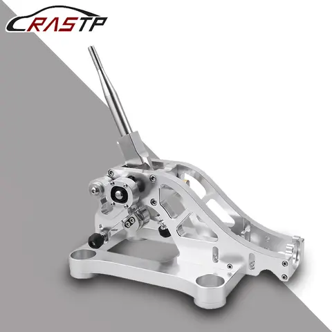 Billet Shifterกล่องสำหรับ 03-07 Accord CL7 CL9 & 04-08 TSX & TLเกียร์SHIFTลูกบิดShifterเปลี่ยนโลโก้RS-SFN063