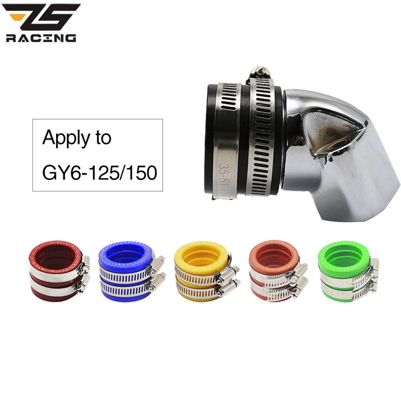Aluminiowy kolektor dolotowy ZS Racing Performance z interfejsem gaźnika 35 mm do skutera GY6 125 GY6 150